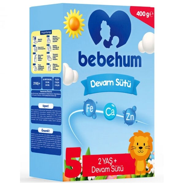 Bebehum 5 Devam Sütü 400 gr 2 Yaş+