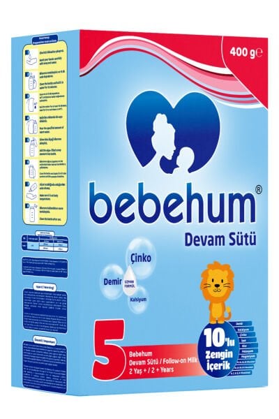 Bebehum 5 Follow-on Milk 400 gr 2 Years+