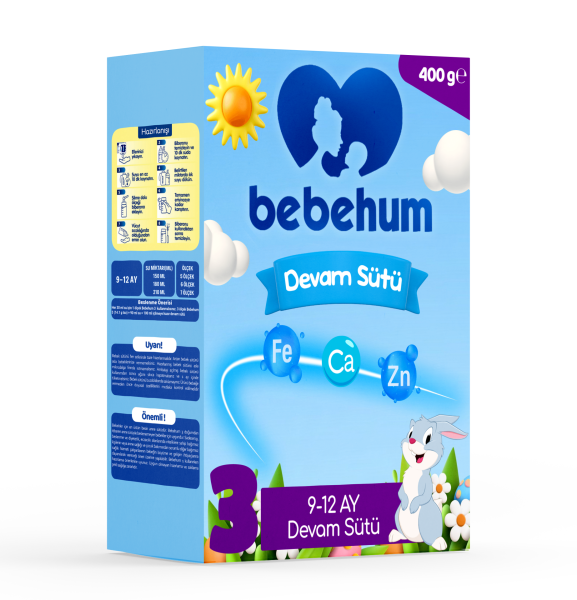 Bebehum 3 Devam Sütü 400 gr 9-12 Ay
