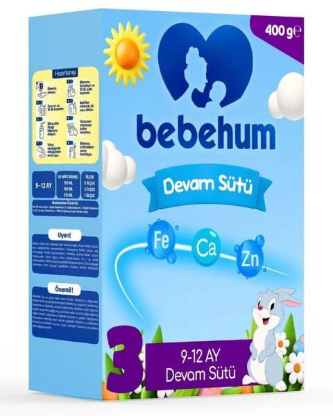 Bebehum 3 Devam Sütü 400 gr 9-12 Ay