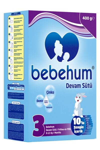 Bebehum 3 Follow-on Milk 400 gr 9-12 Months