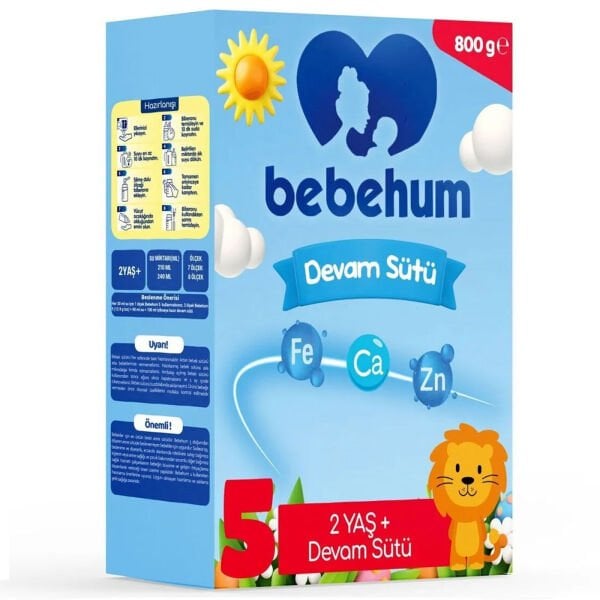 Bebehum 5 Devam Sütü 800 gr 2 Yaş+