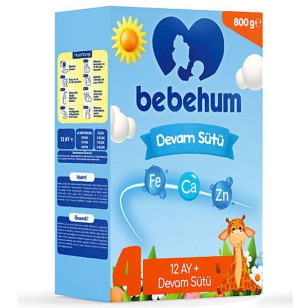 Bebehum 4 Devam Sütü 800 gr 12+ Ay