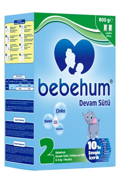 Bebehum 2 Devam Sütü 800 gr 6-9 Ay