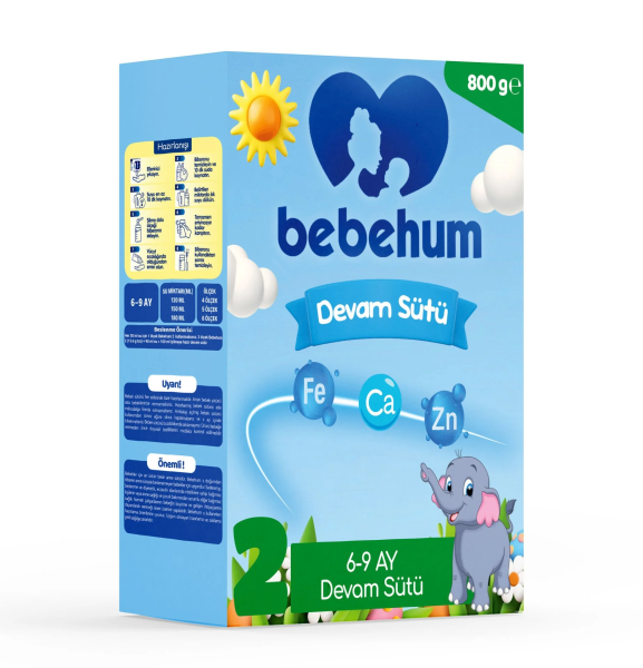 Bebehum 2 Devam Sütü 800 gr 6-9 Ay