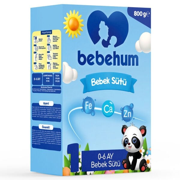 Bebehum 1 Bebek Sütü 800 gr 0-6 Ay