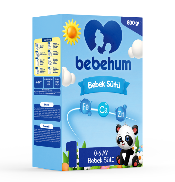 Bebehum 1 Bebek Sütü 800 gr 0-6 Ay