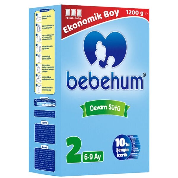 Bebehum 2 Devam Sütü 1200 gr 6-9 Ay